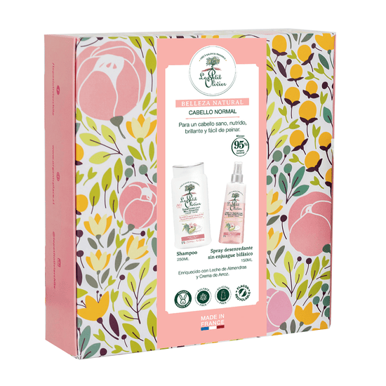 Pack Almendra Shampoo y Spray desenredante Cabello NORMAL