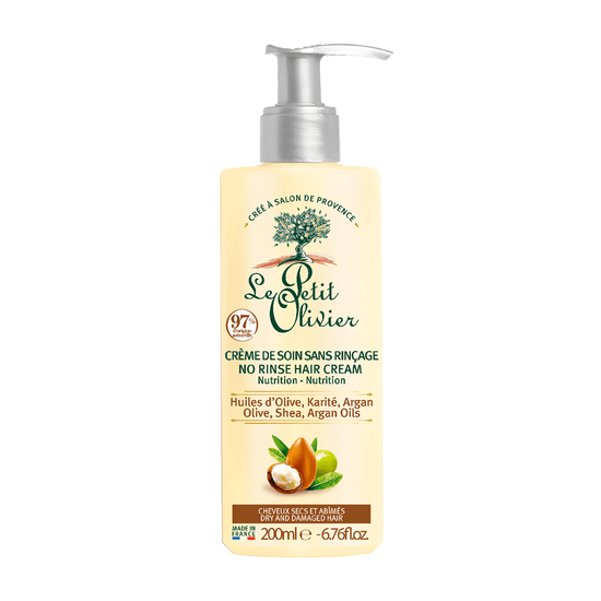 Crema Cuidado Cabello Seco y Dañado 200ml, Le Petit Olivier