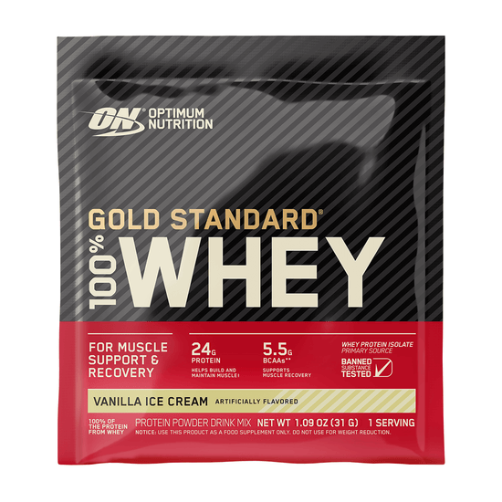SACHET GOLD STANDARD 100% WHEY PROTEIN 31 GR, ON
