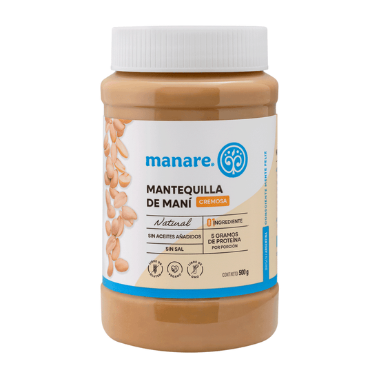 MANTEQUILLA DE MANI 500G