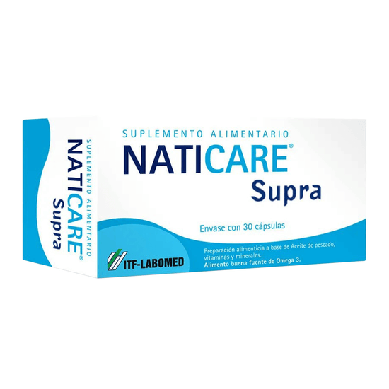 NATICARE SUPRA 30 CAPS.