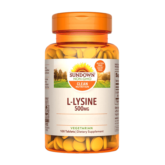 L-Lysine 500 mg, Aminoácidos (100 tabs)