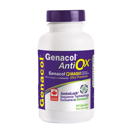 Genacol Antiox, Colágeno (90 caps) - Colageno hidrolizado